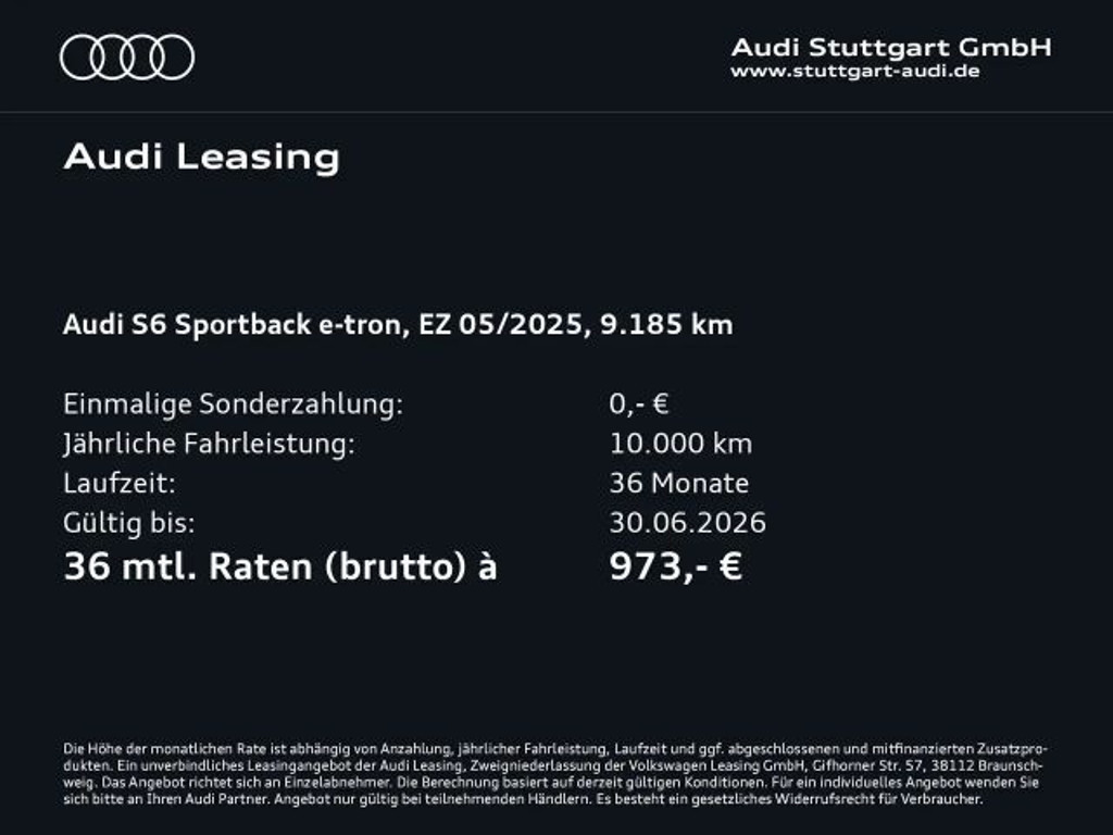 Audi S6 e-tron