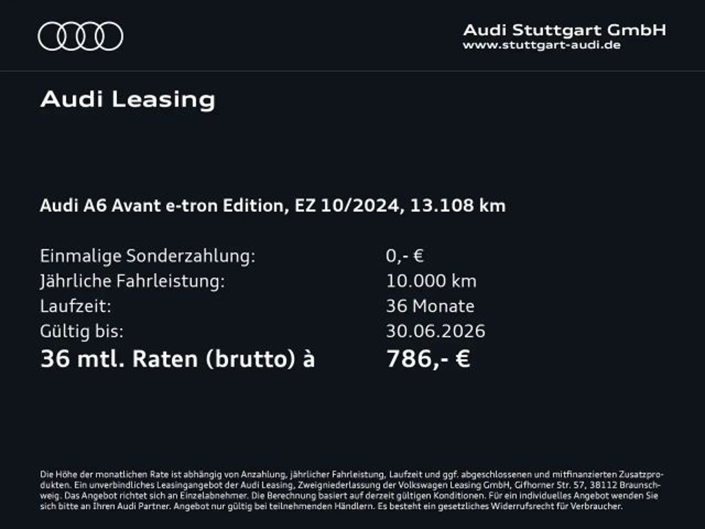 Audi A6 e-tron
