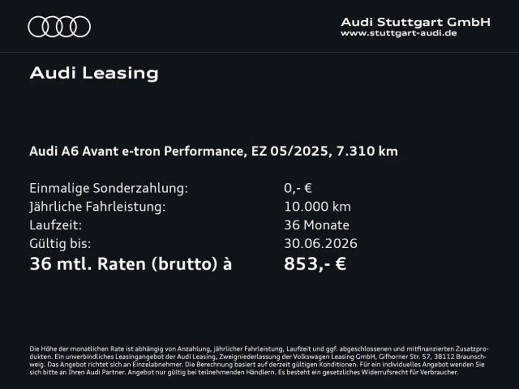 Audi A6 e-tron