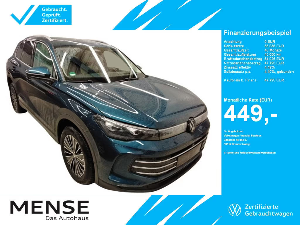 Volkswagen Tiguan DSG eHybrid 1.5 TSI IQ.Drive Elegance Elegance