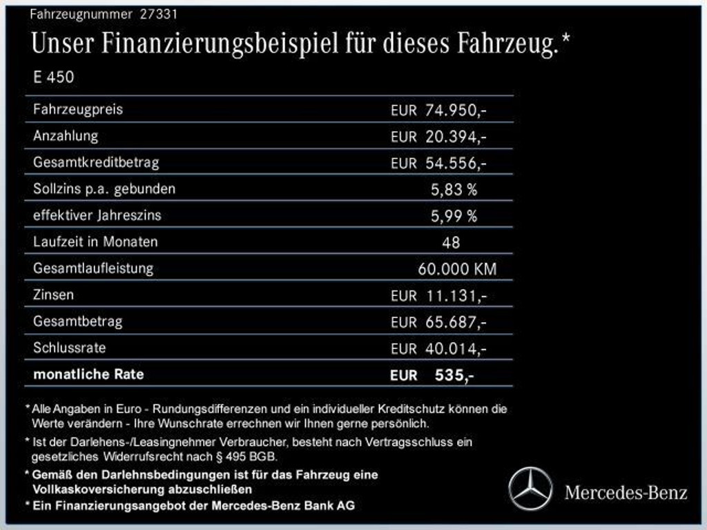 Mercedes-Benz E-Klasse