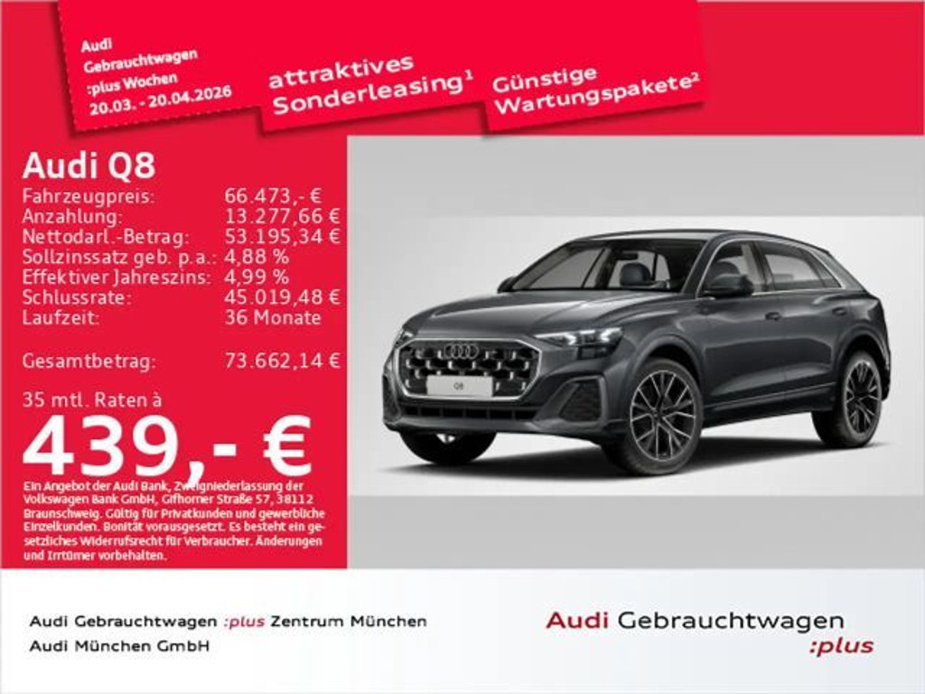 Audi Q8 Quattro S-Line 45 TDI