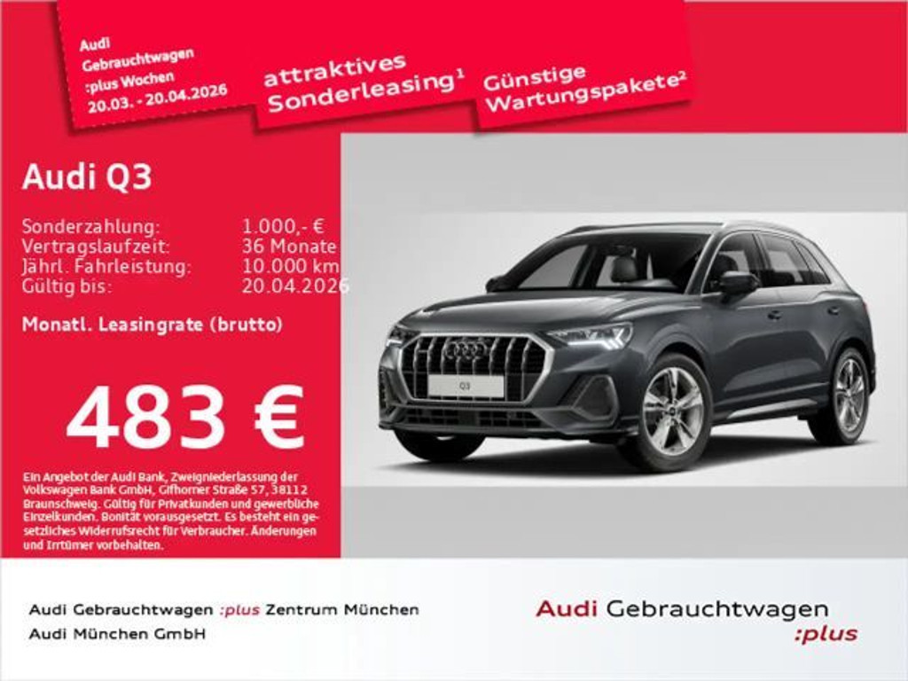 Audi Q3 Quattro S-Line S-Tronic 40 TDI