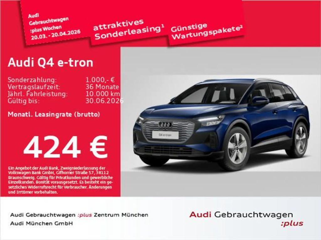 Audi Q4 e-tron 45 Wärmep./Kamera/PDC+