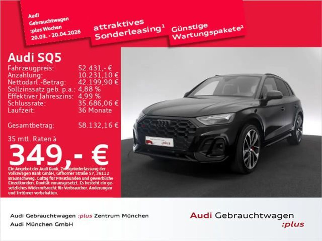 Audi SQ5 TDI tiptr. 21"Zoll/AHK/B&O