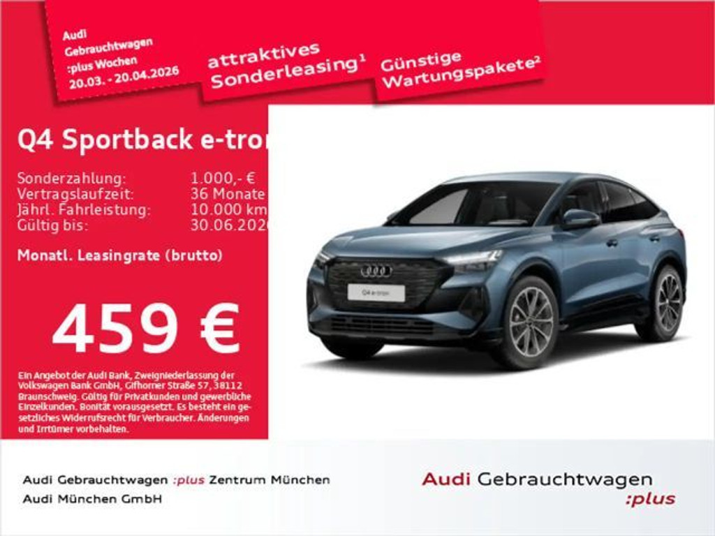 Audi Q4 e-tron 45 Matrix/ACC/SONOS/Wärmep./