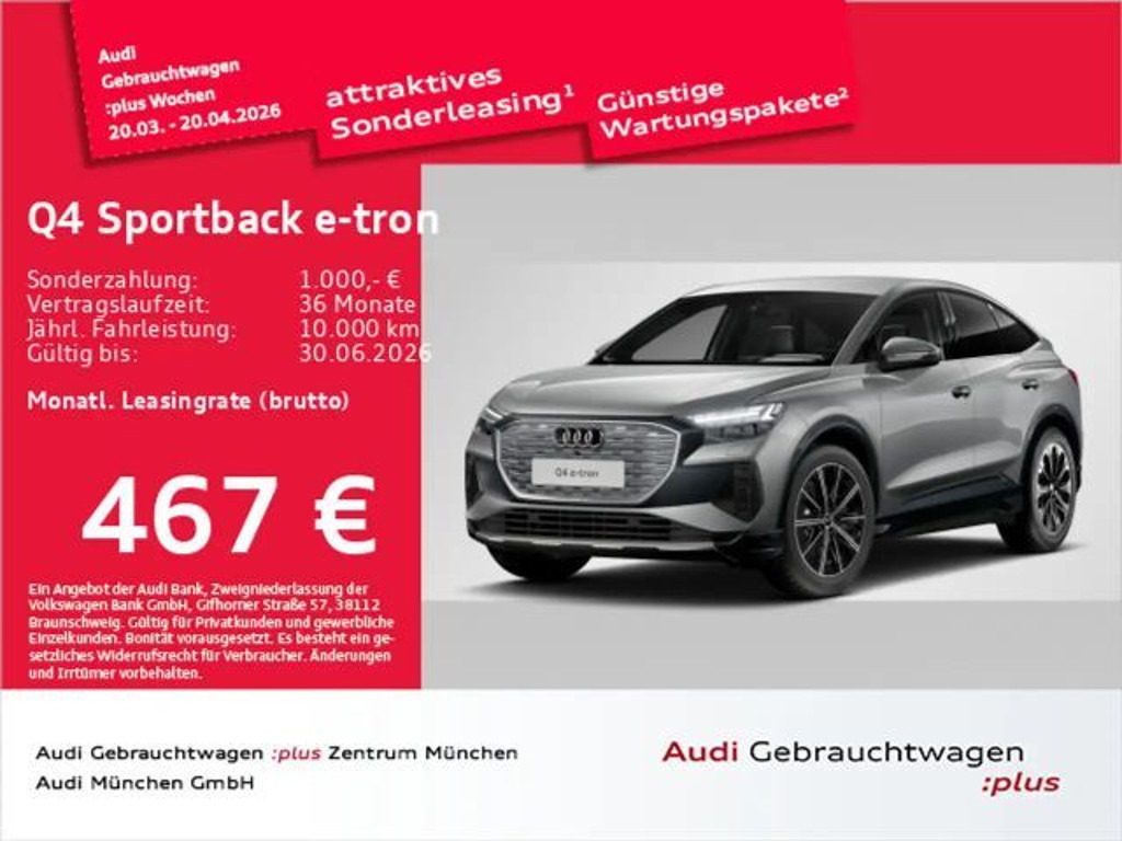 Audi Q4 e-tron 45 advanced Wärmep./Matrix/N