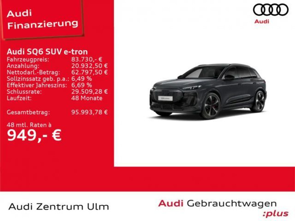 Audi SQ6 e-tron Audi SQ6 e-tron edition one AHK HuD PANO 5J.GAR.