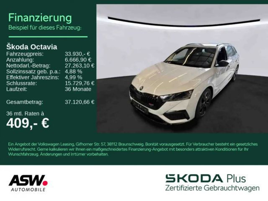 Skoda Octavia Combi RS 2.0 TDI
