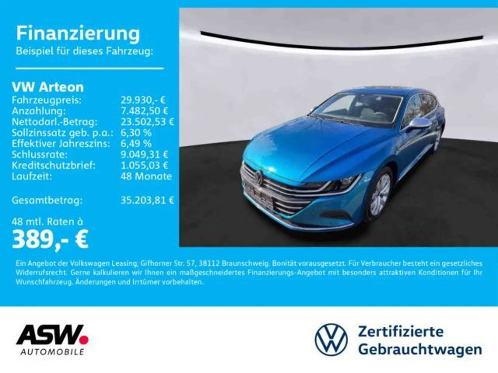 Volkswagen Arteon Shooting Brake DSG eHybrid 1.4 TSI Elegance Elegance