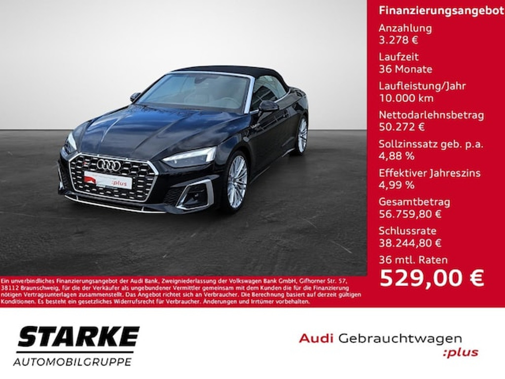 Audi S5 Cabriolet Quattro