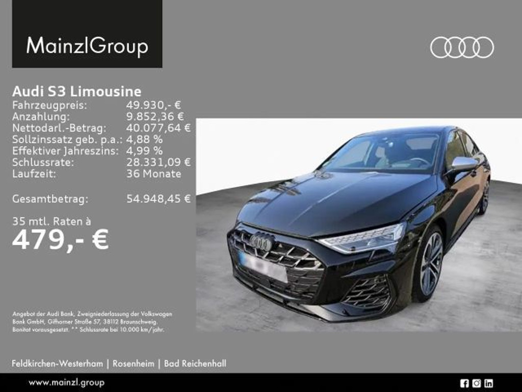 Audi S3 Sedan Quattro