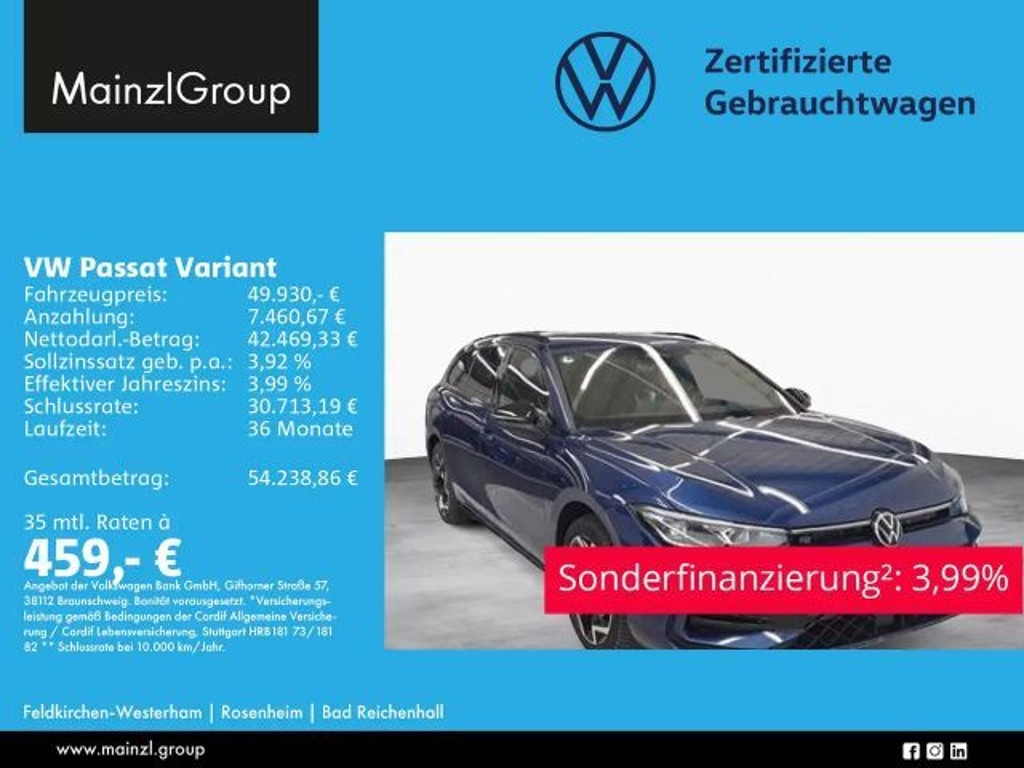Volkswagen Passat Variant R-Line eHybrid 1.5 TSI