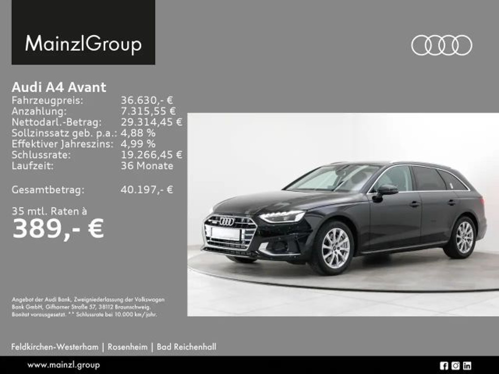 Audi A4 Quattro S-Tronic 45 TFSI