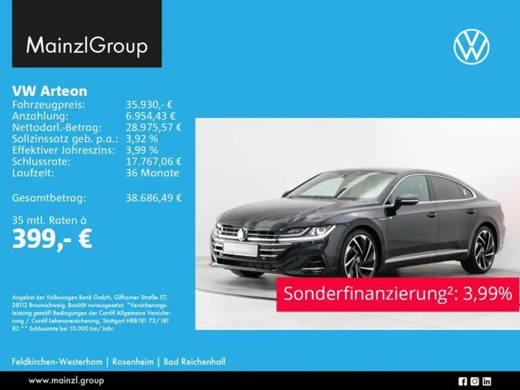 Volkswagen Arteon DSG R-Line 2.0 TDI
