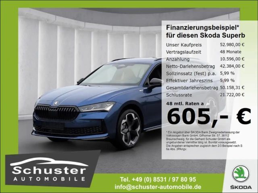 Skoda Superb Combi 4x4 Sportline