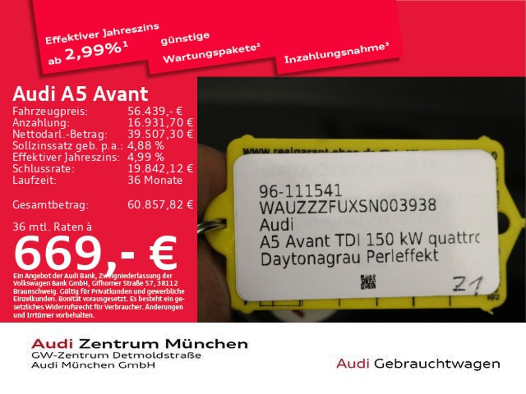 Audi A5 Avant Quattro S-Tronic