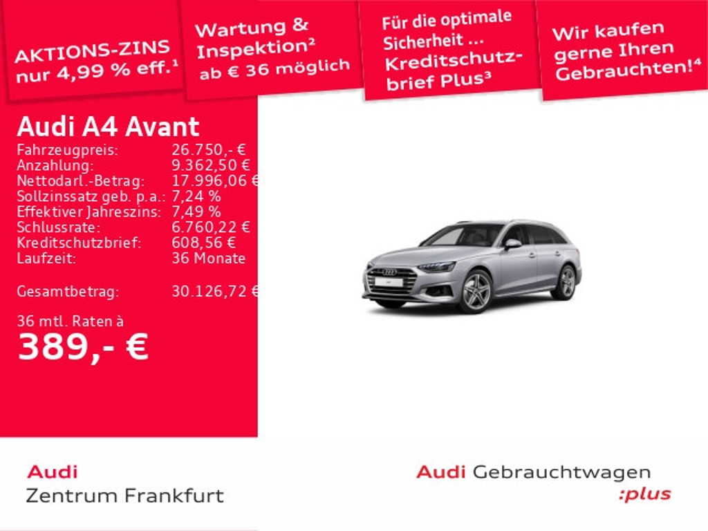 Audi A4 Avant S-Tronic 35 TFSI