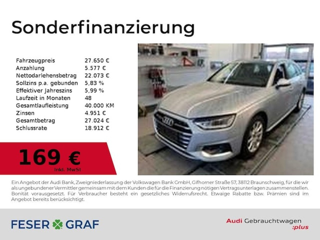 Audi A4 Avant Quattro S-Tronic 40 TFSI