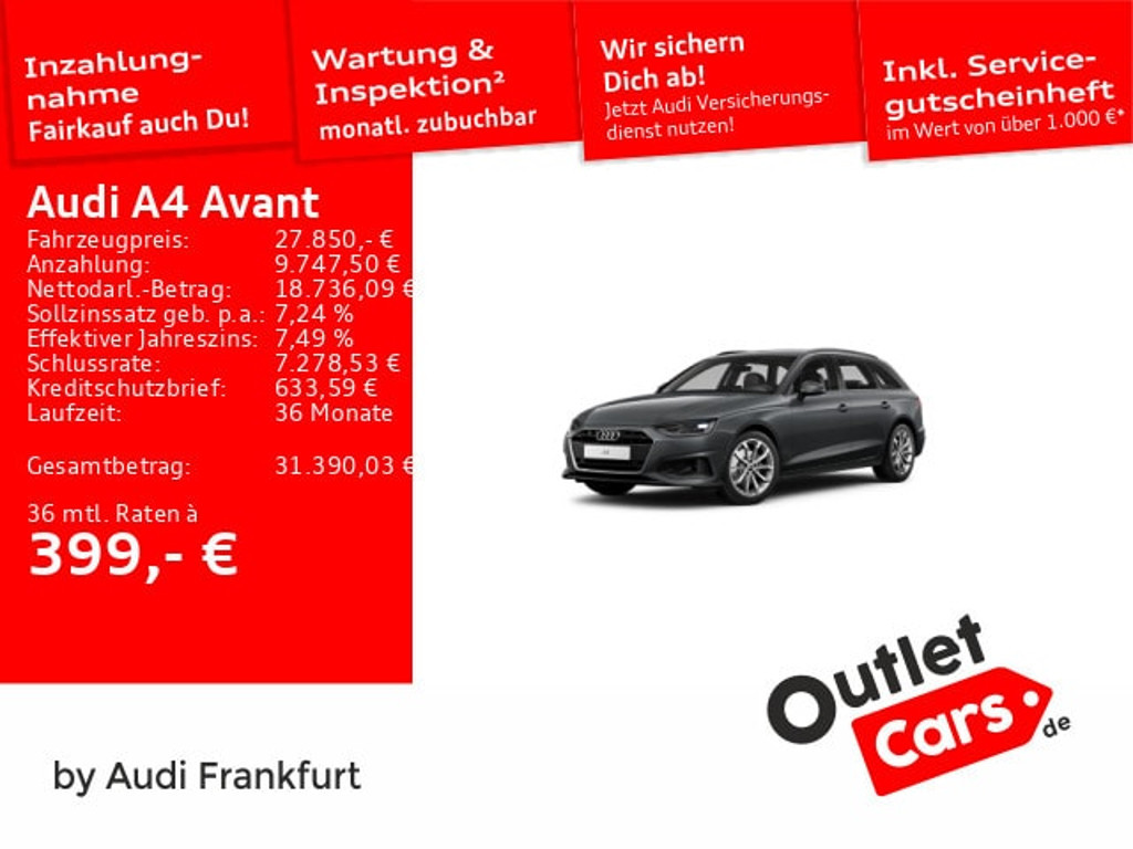Audi A4 Avant S-Tronic 35 TDI
