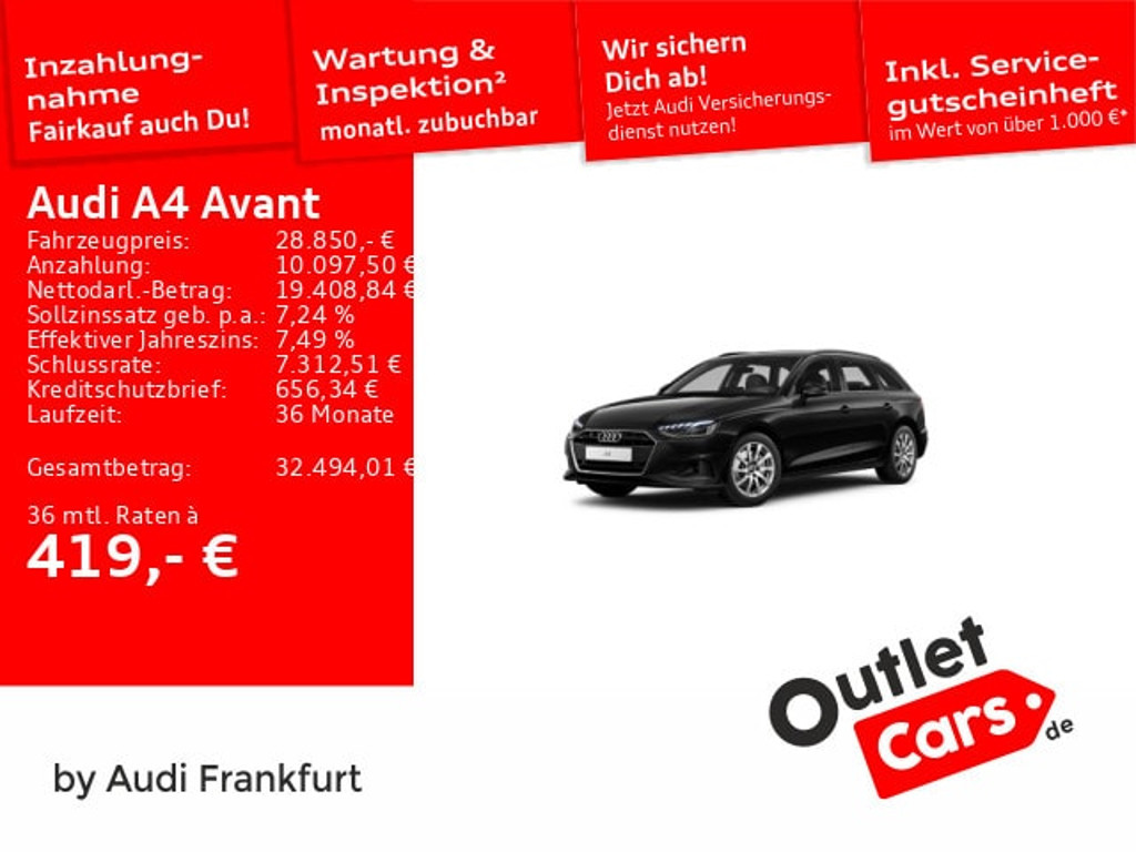 Audi A4 Avant S-Tronic 40 TDI