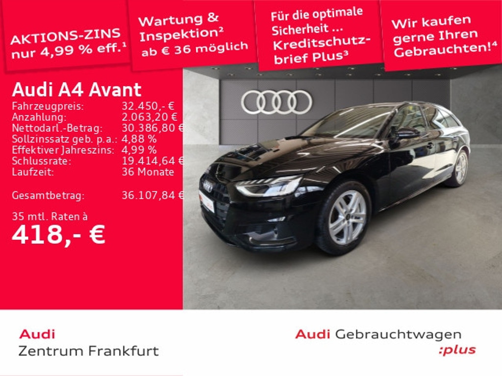 Audi A4 Avant Quattro S-Tronic 45 TFSI