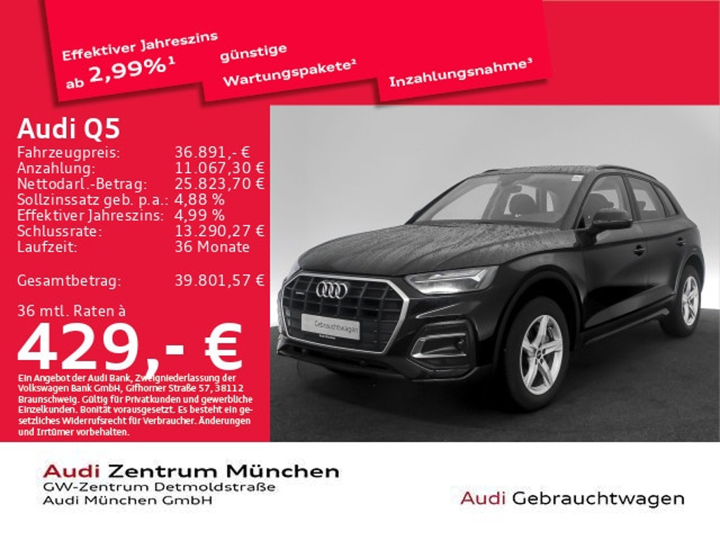 Audi Q5 Quattro S-Tronic 40 TFSI