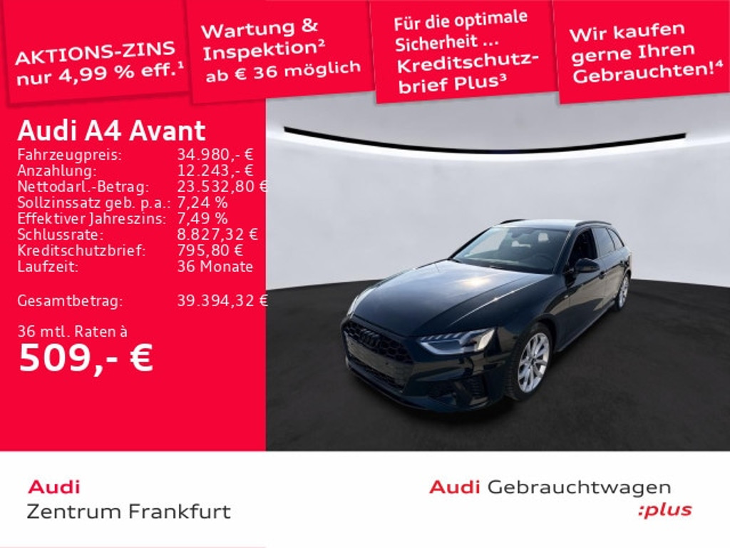 Audi A4 Avant S-Line S-Tronic 35 TFSI