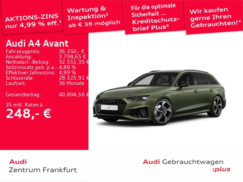 Audi A4 Avant S-Line S-Tronic 40 TFSI