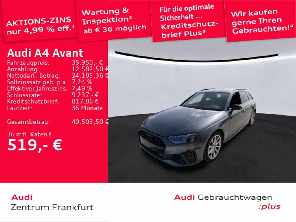 Audi A4 Avant S-Line S-Tronic 40 TFSI