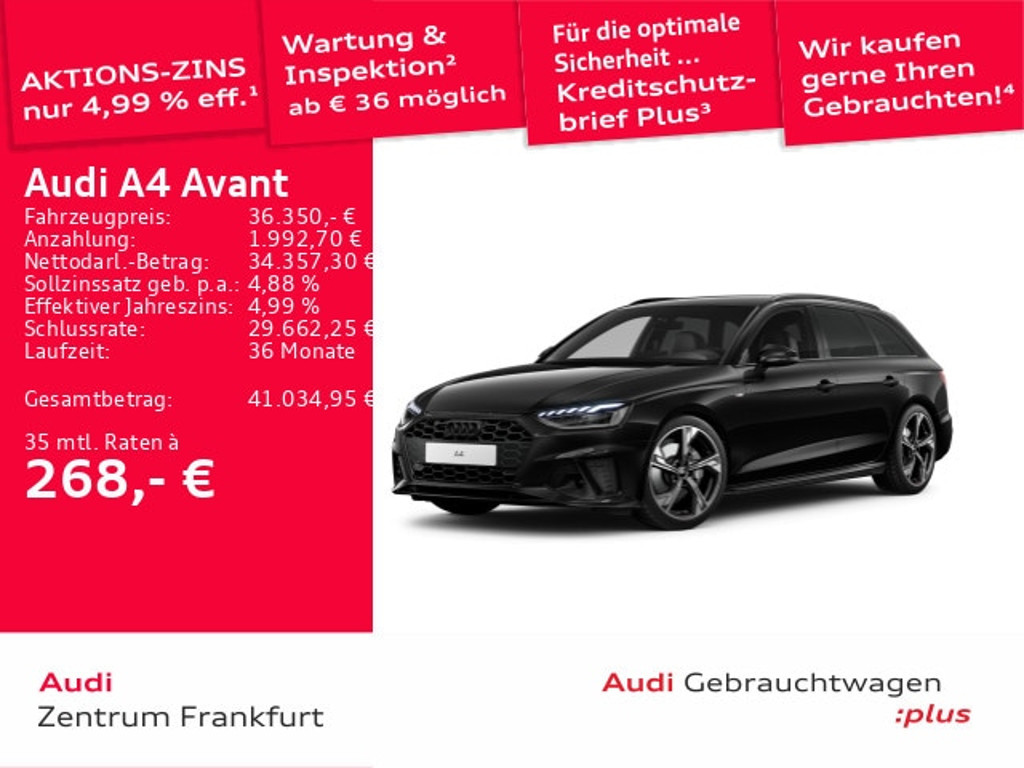 Audi A4 Avant S-Line S-Tronic 40 TFSI