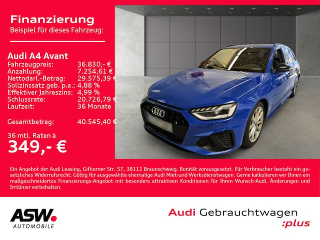 Audi A4 Avant Quattro S-Line S-Tronic 40 TDI