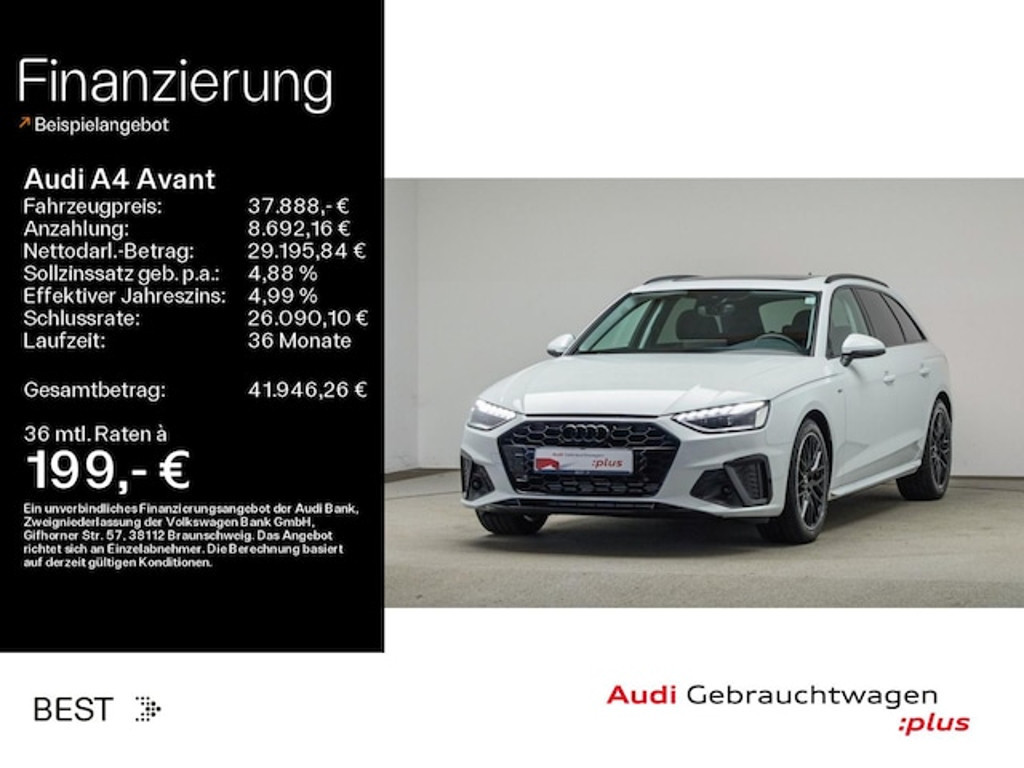 Audi A4 Avant S-Line S-Tronic 40 TFSI