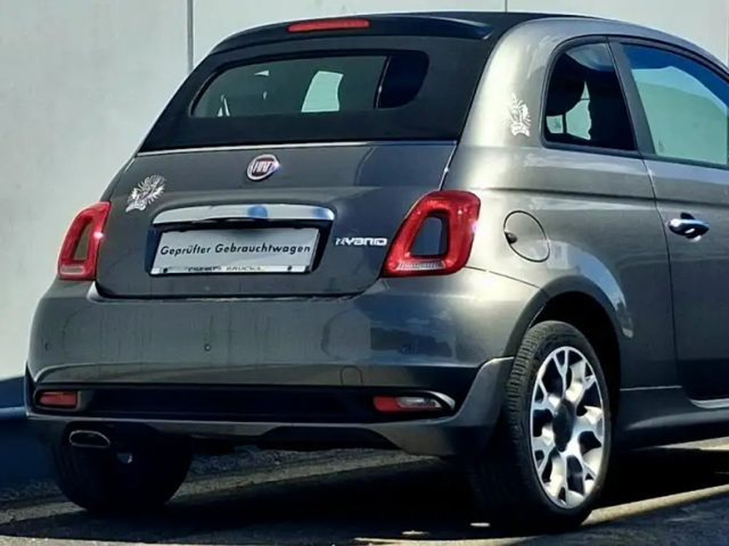 Fiat 500 FireFlyHybrid 70 Rockstar Cabrio Pickerl 6/2026+4
