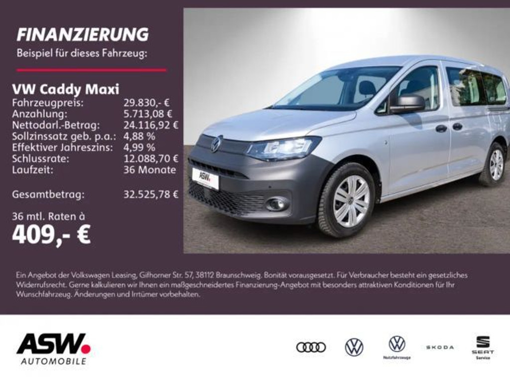 Volkswagen Caddy 2.0 TDI Combi Maxi