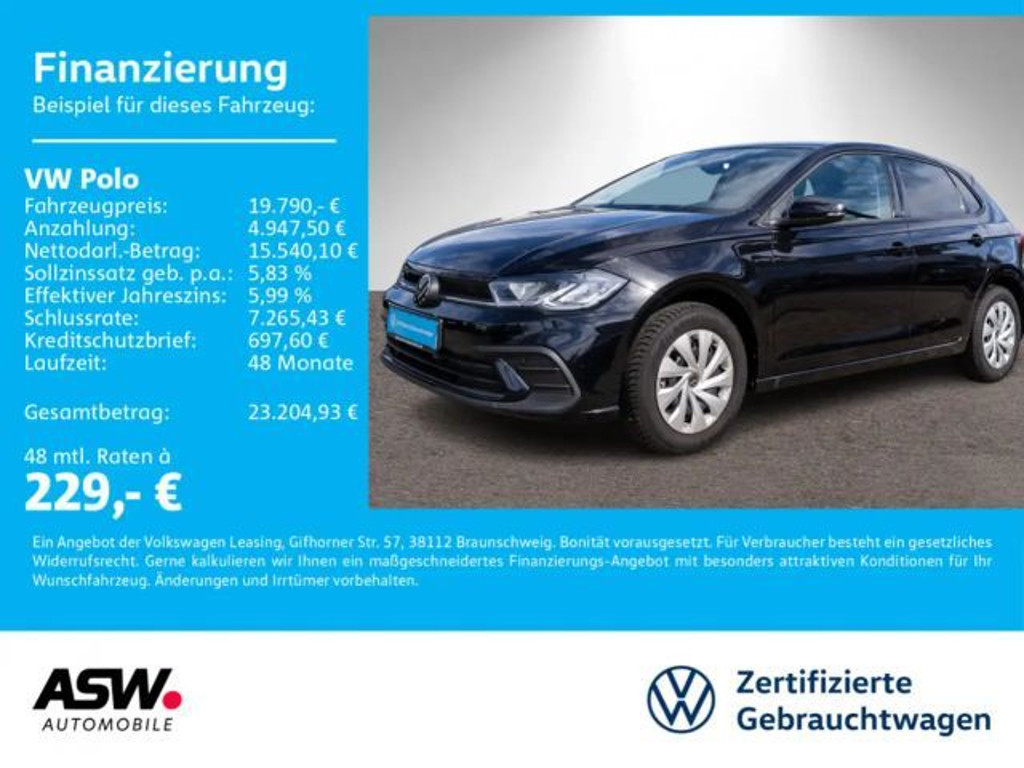 Volkswagen Polo Life 1.0 TSI