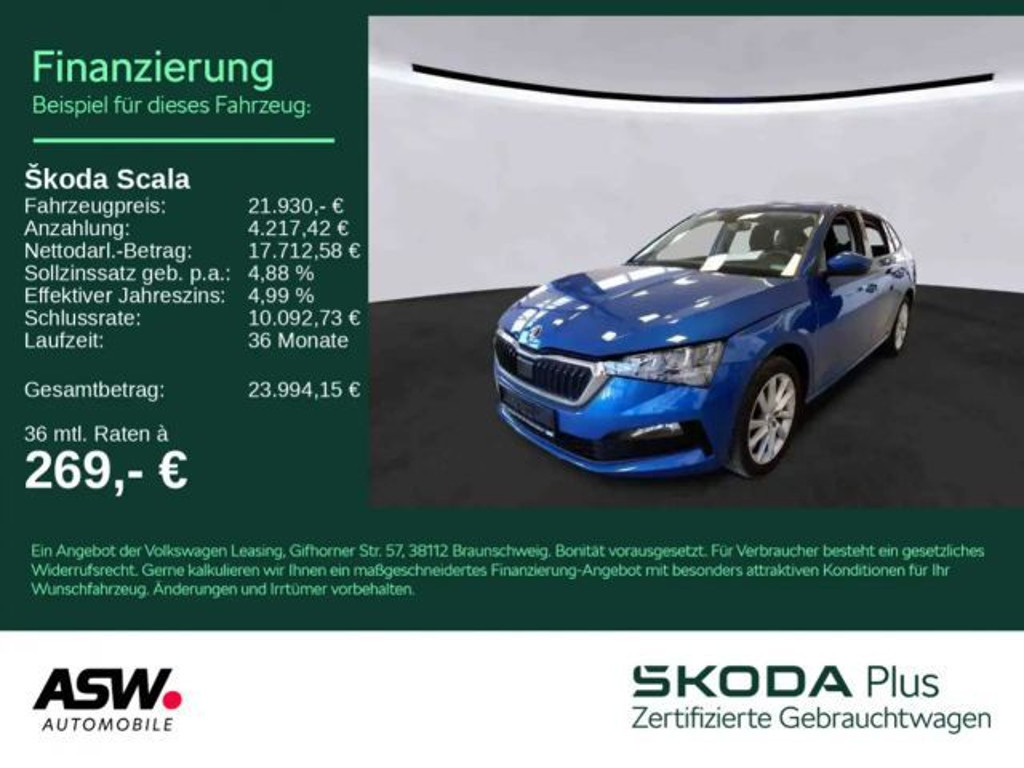 Skoda Scala Style 1.5 TSI Style