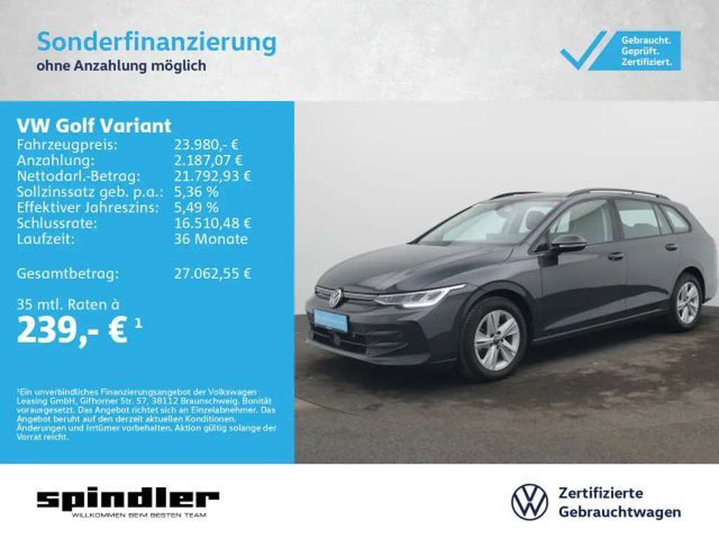 Volkswagen Golf Life Variant 1.5 TSI