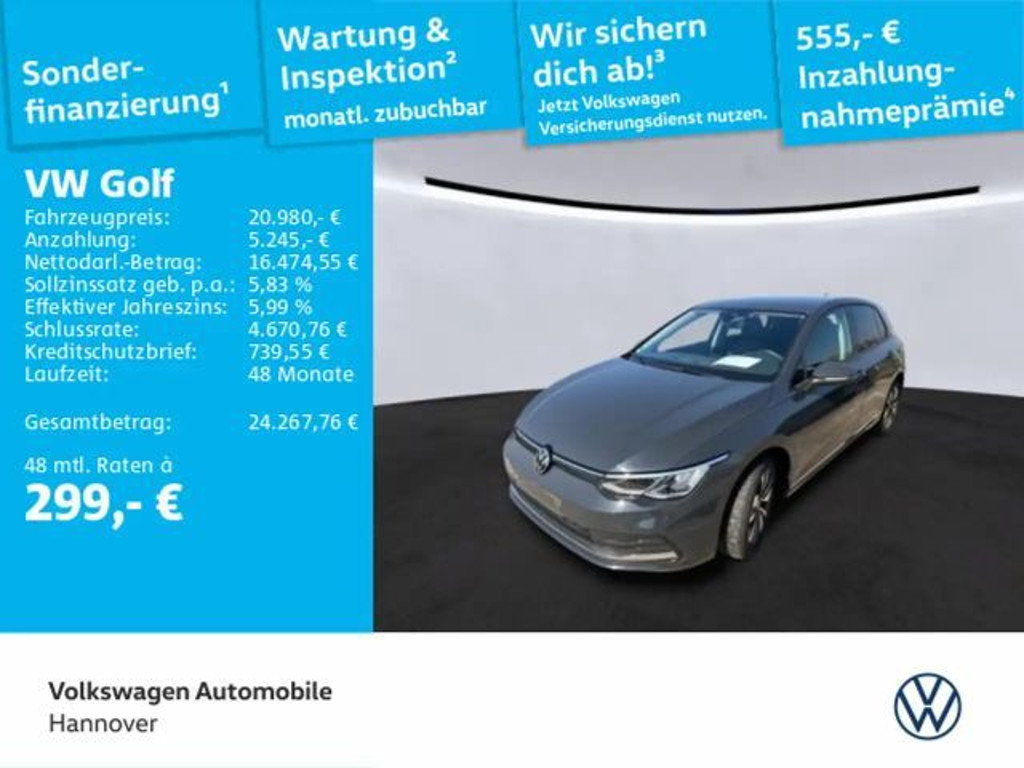 Volkswagen Golf 1.0 TSI Golf VIII Move