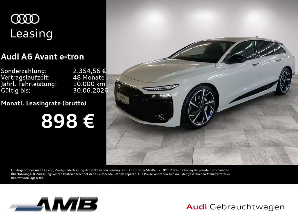 Audi A6 e-tron Avant S-Line Performance