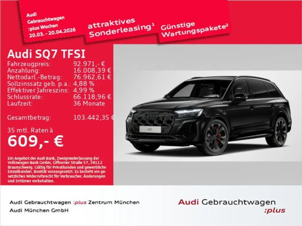 Audi SQ7 HD-Matrix/ACC/Privacy/Kamera/AHK