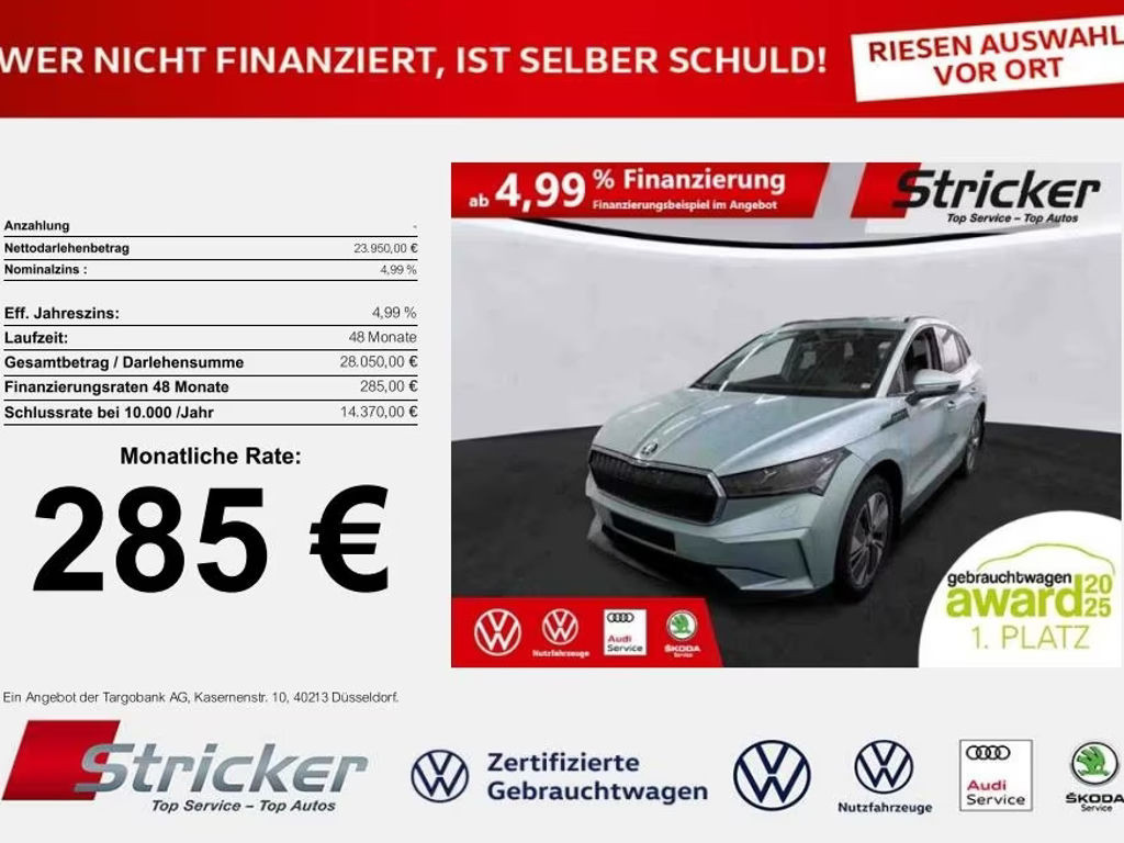 Skoda Enyaq iV iV60 285,-ohne Anzahlung Pano Matrix