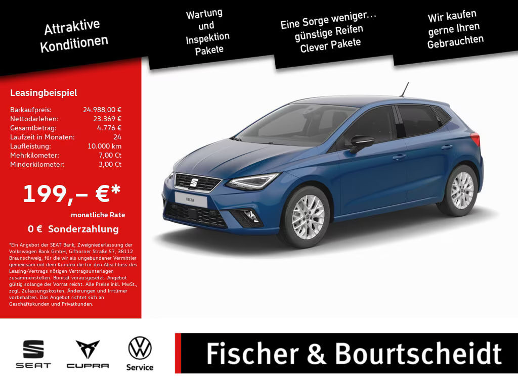 Seat Ibiza FR-lijn 1.5 TSI