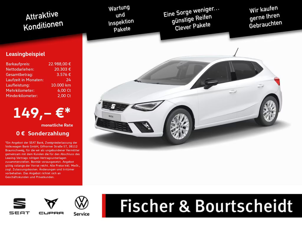 Seat Ibiza FR-lijn 1.0 TSI