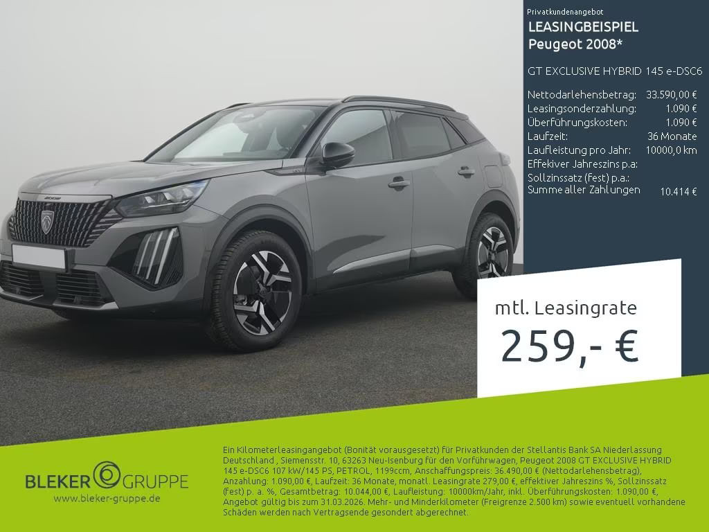 Peugeot 2008 GT-Line Hybrid