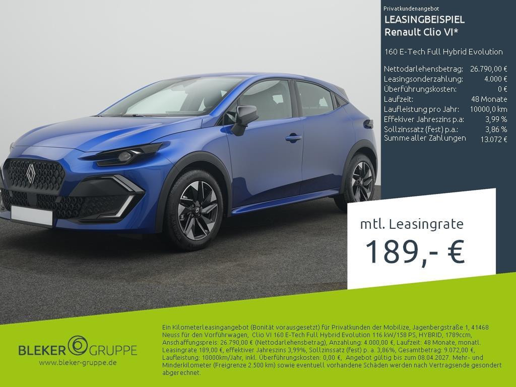 Renault Clio E-Tech Hybrid Evolution