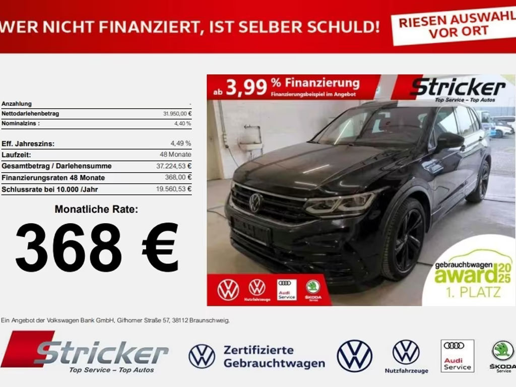 Volkswagen Tiguan DSG Style R-Line 2.0 TDI