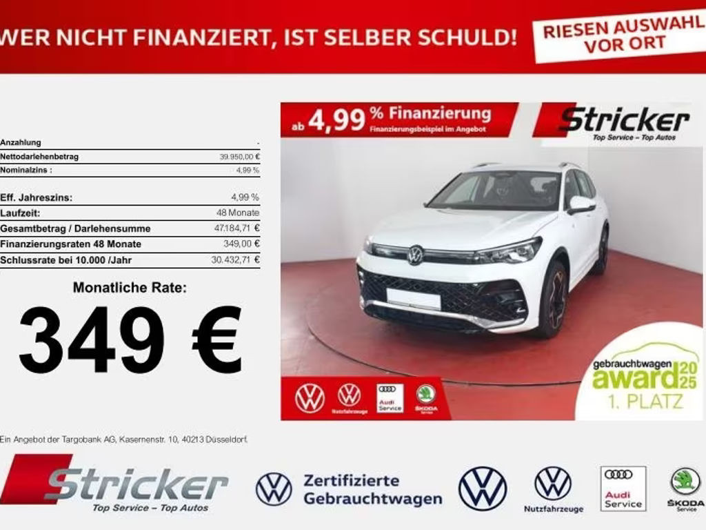 Volkswagen Tiguan R-Line 2.0 TDI