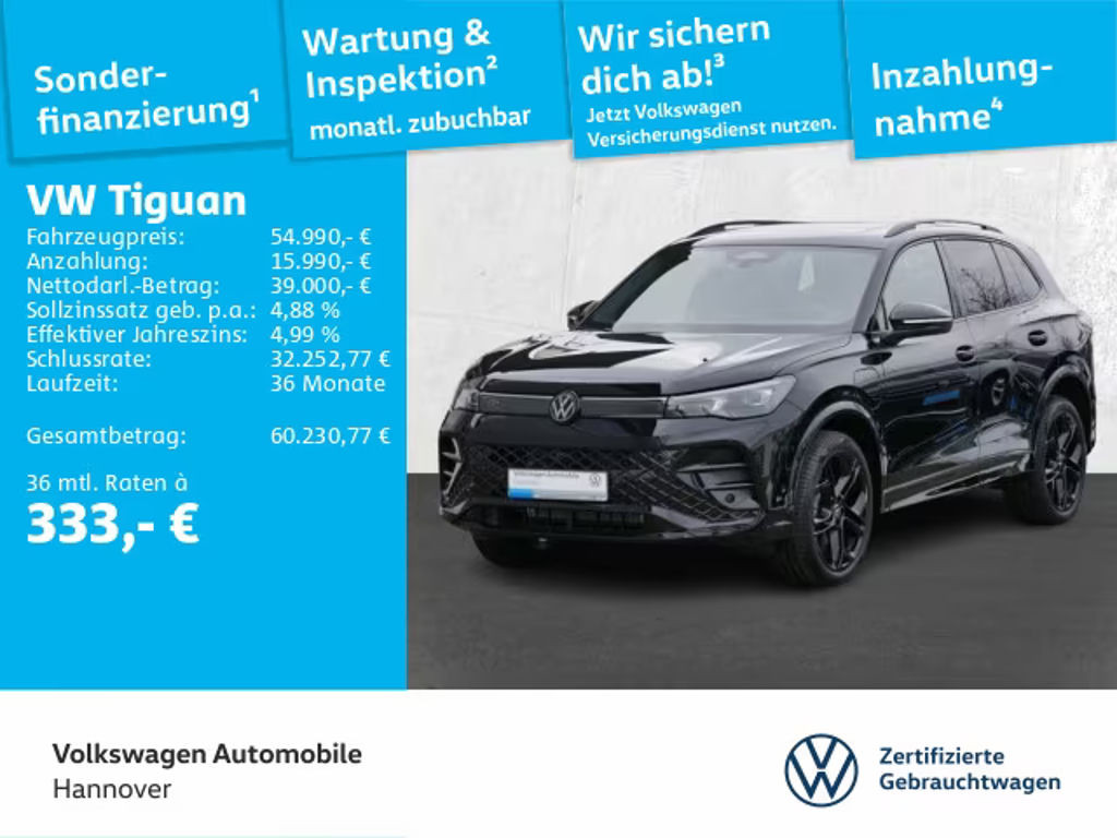 Volkswagen Tiguan DSG R-Line eHybrid 1.5 TSI
