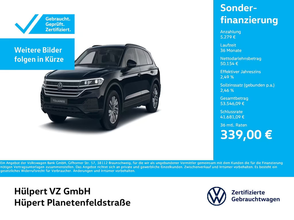 Volkswagen Touareg V6 4X4 LEDER AHK CAM ACC LM19 NAVI